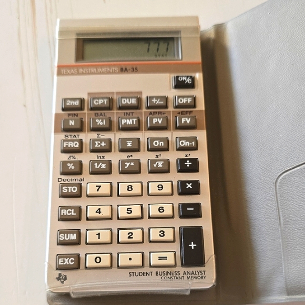 Texas Instruments BA-35 Working Calculator